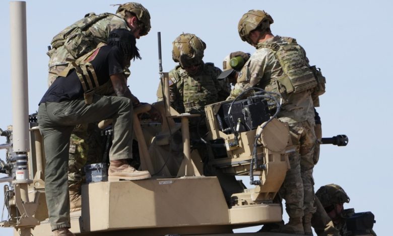Soldiers from 2-130th Infantry Regiment hone their skills in counter UAS (Unmanned Aerial Systems) training at McGregor Range, N.M.