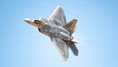 U.S. Air Force Capt. Nick “Laz” Le Tourneau, pilot and commander of the F-22 Raptor Aerial Demonstration Team, performs a practice demonstration for the 2026 Heritage Flight Training and Certification Course at Davis-Monthan Air Force Base, Arizona, Feb. 28, 2026. The Heritage Flight Training and Certification Course is an annual event where military and civilian pilots train together to fly in formations, showcasing both modern and vintage military aircraft. These flights are performed at airshows across the country to honor the service and contributions of every U.S. Airmen, past and present, while educating the general public on the importance of the U.S. Air Force and its mission. (U.S. Air Force photo by Staff Sgt Mary Bowers)