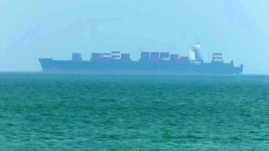 Strait of Hormuz as seen from Iran.