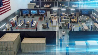 A rendering of how Lockheed Martin’s Rapid Fielding Center can be customized for unique development programs, accelerating the timeline from concept to production.