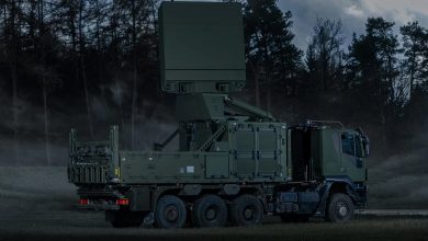 A TRML-4D mobile airspace surveillance radar