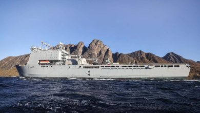 RFA Lyme Bay in 2025.