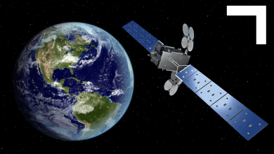 Artist rendition of Northrop Grumman's GEOStar-3 platform.