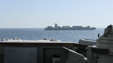 USS Spruance intercepts Iranian-flagged cargo vessel Touska.