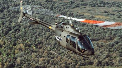 A Bell 505 Jet Ranger X helicopter
