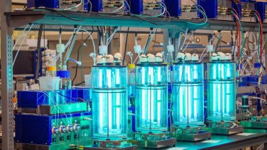 Biosphere's bioreactors create aseptic environments with a UV sterilize-in-place protocol.