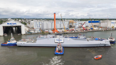 French Navy’s second Frégate de Défense et d’Intervention (FDI) frigate, the Amiral Louzeau (D661)