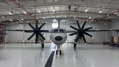 An E-2D Advanced Hawkeye aircraft