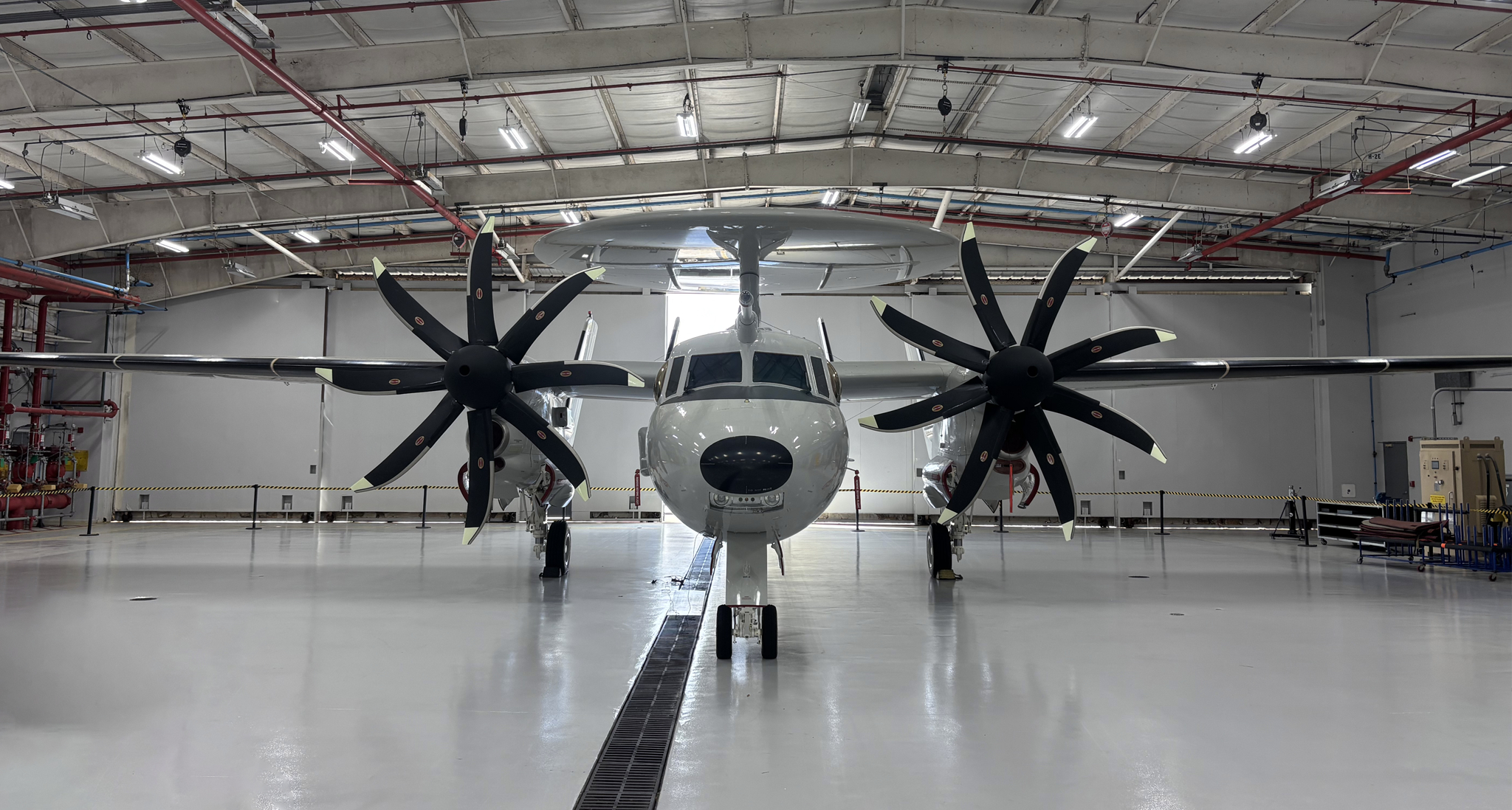 An E-2D Advanced Hawkeye aircraft