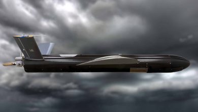The Disruptor loitering munition, part of the Phoenix Ghost Group 3 unmanned aerial system
