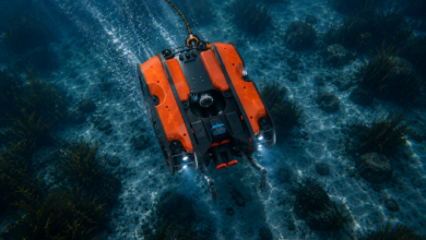 The SU10 unmanned underwater vehicle. Photo: SYOS