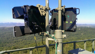 Blighter radar systems deployed along the Korean Demilitarized Zone support surveillance and counter-drone monitoring operations in South Korea. Photo: Blighter Surveillance Systems Limited