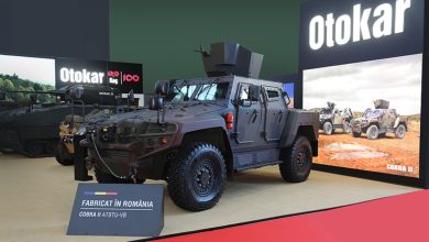 The first Cobra II infantry mobility vehicle produced in Romania