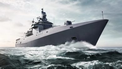 Rendering of a Multipurpose Modular Offshore Patrol Vessel (MMPV) 90