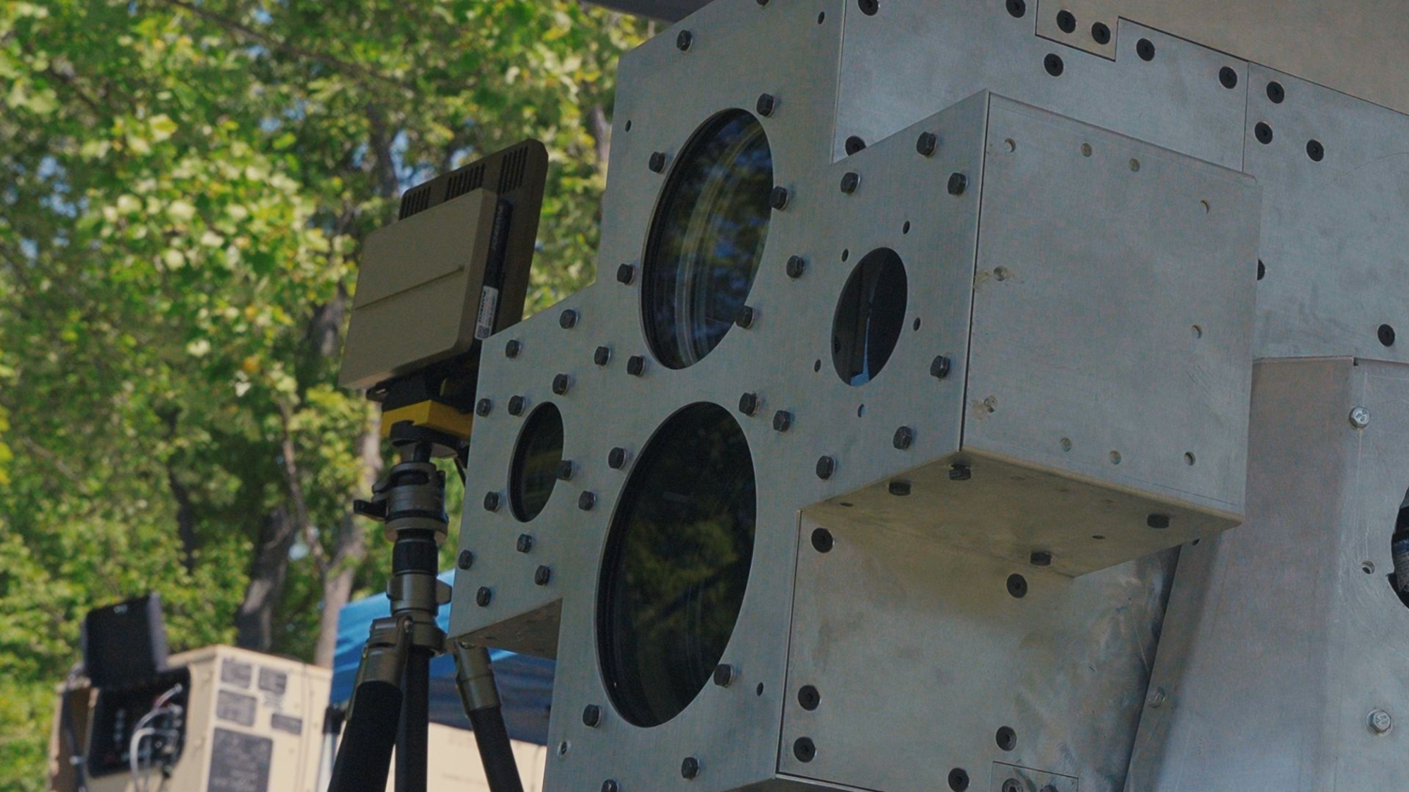 A directed-energy system. Photo: Aurelius Systems