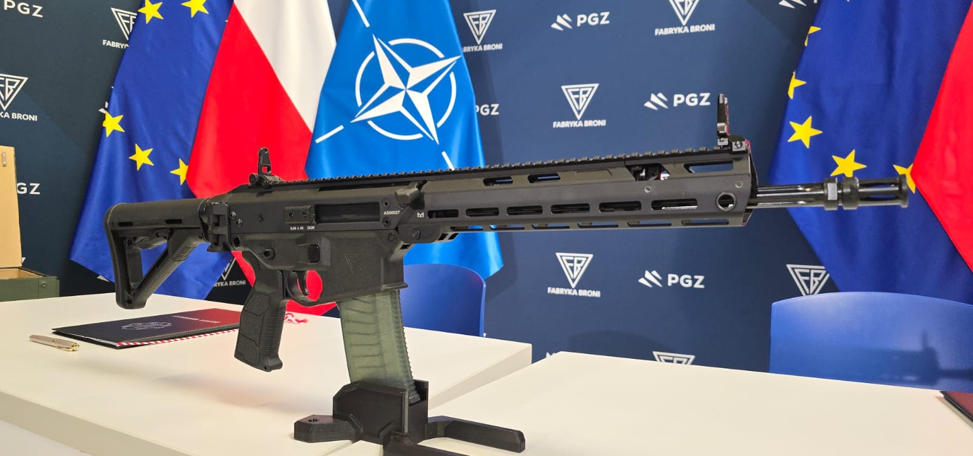 The MSBS Grot A3 5.56mm assault rifle