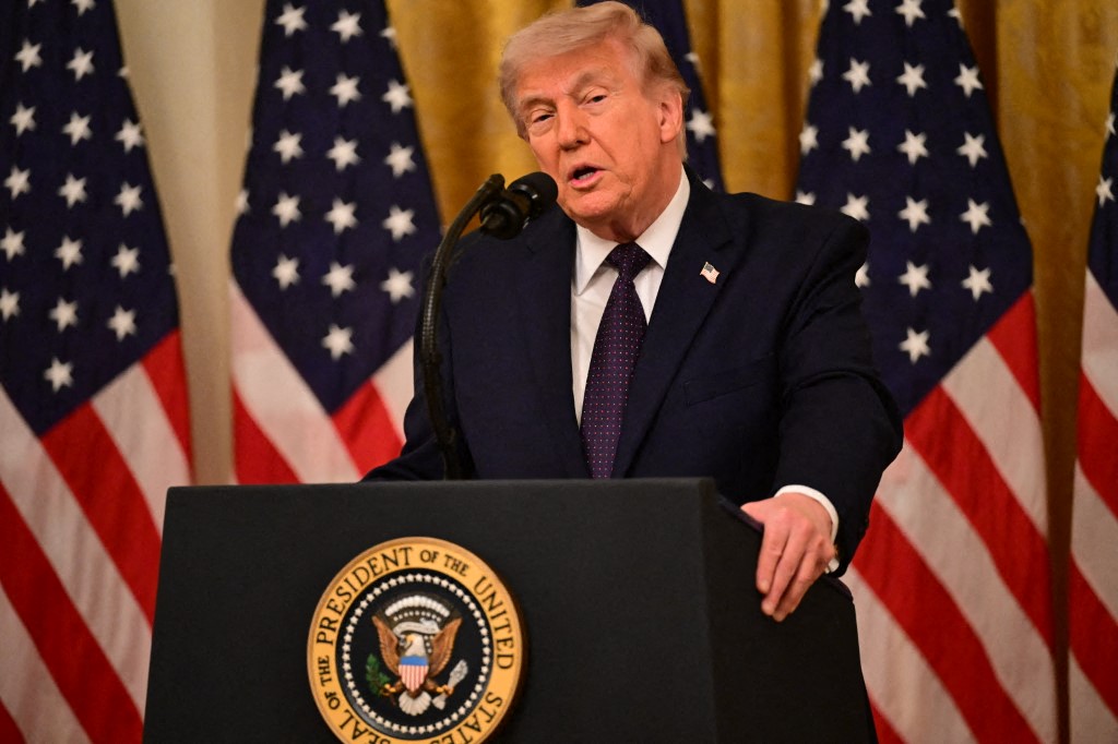 US President Donald Trump