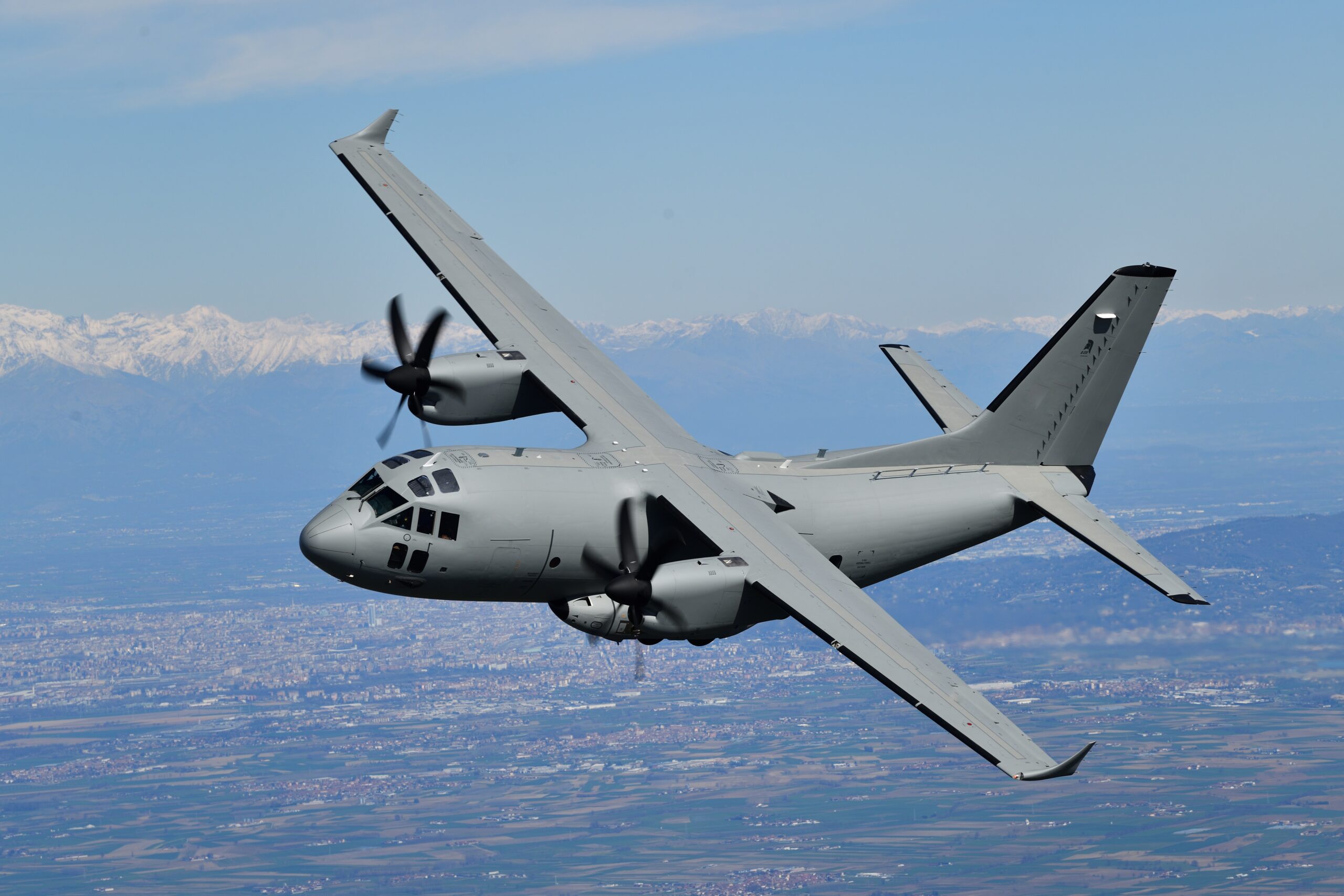 The C-27J Spartan Next Generation military transport aircraft