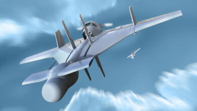 The HARPY loitering munition system. Photo: Israel Aerospace Industries