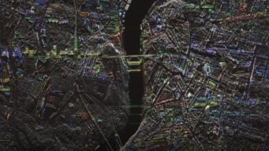 SAR satellite imagery of Porto, Portugal