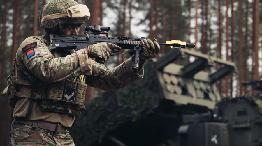 (Representative only.) A British Army soldier during a military exercise. Photo: British Army