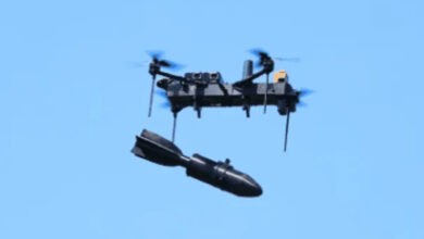 The Gremlin-X mini-bomber drone. Photo: Palladyne AI