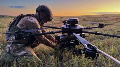 Ukrainian drone operator.