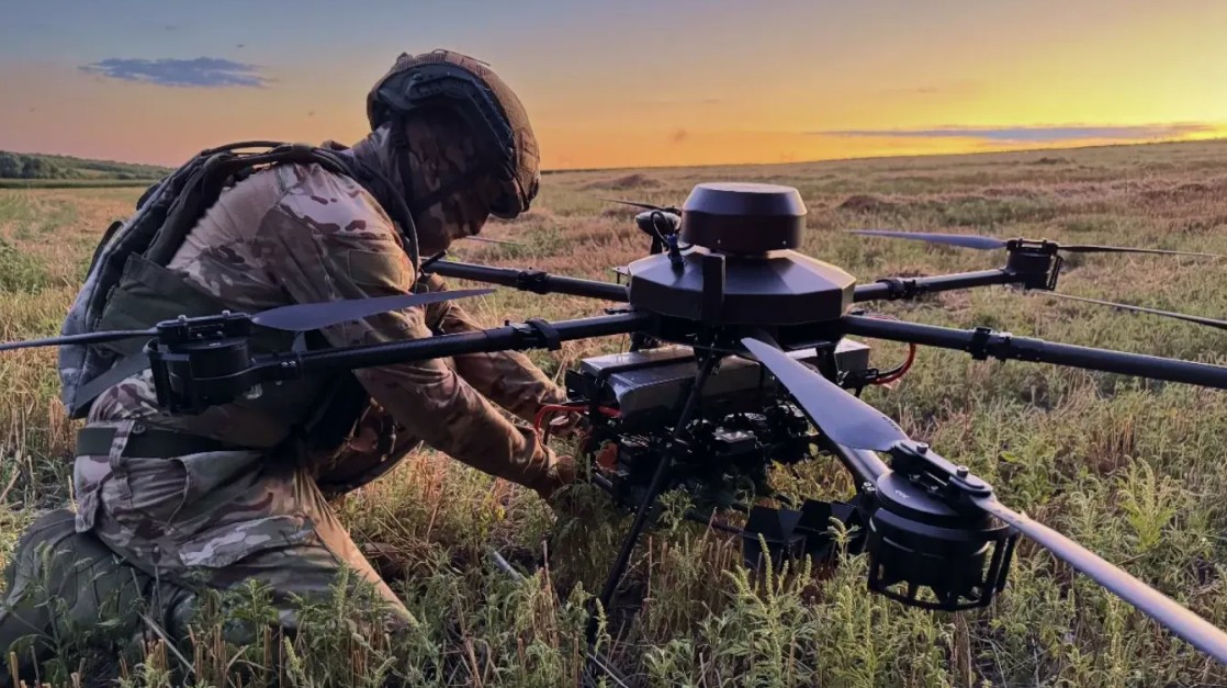 Ukrainian drone operator.