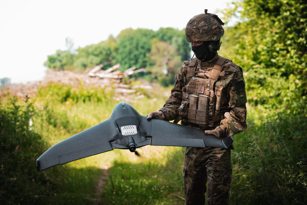 The eBee VISION ISR unmanned aerial system. Photo: EagleNXT