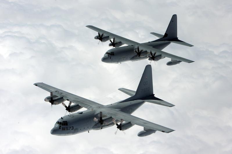 The KC-130J is a multi-role, medium sized fixed wing tactical aircraft providing logistic support, air-to-air refueling and close air support to fleet operating forces.