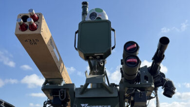 A photograph of the Vengeance counter-unmanned aerial system.