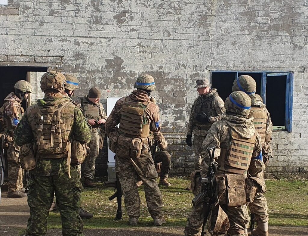 UK-led Operation Interflex for training military servicemembers.