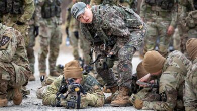 Republic of Korea and US soldiers participate in a joint military exercise. Photo: Republic of Korea Army