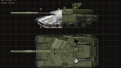 Russian military equipment.