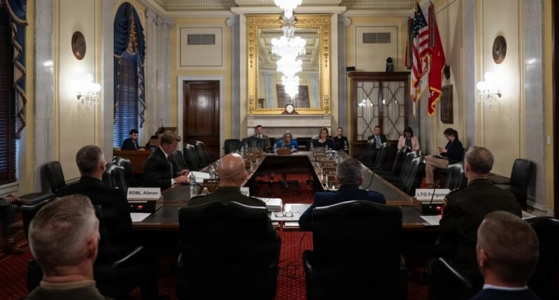 Senior military leaders testify before a Senate Armed Services Committee subcommittee hearing in Washington, D.C., discussing emerging threats and defense capabilities. Photo: Staff Sgt. Milton Hamilton/DVIDS