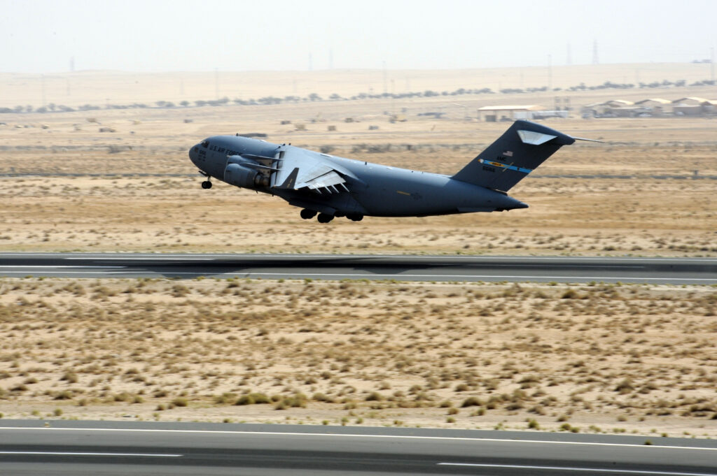 An Air Mobility Command C-17 Globemaster III