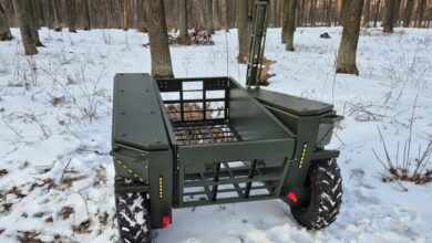 Trinity Robotics’ Konyk ONE unmanned ground vehicle. Photo: Ukrainian Ministry of Defence