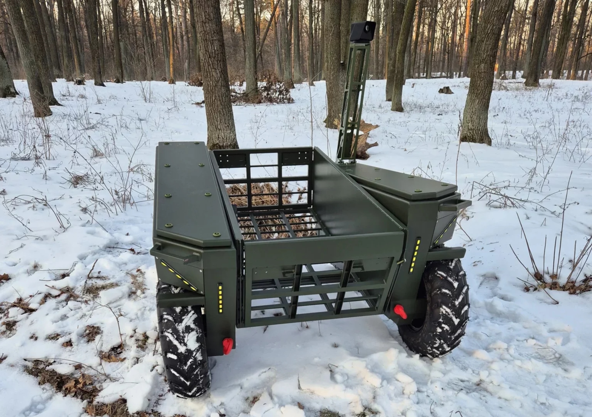 Trinity Robotics’ Konyk ONE unmanned ground vehicle. Photo: Ukrainian Ministry of Defence