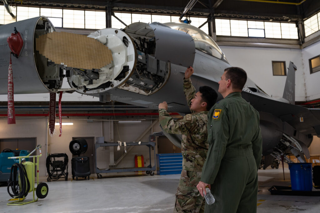 the Active Electronically Scanned Array radar now equipped on F-16 Fighting Falcon