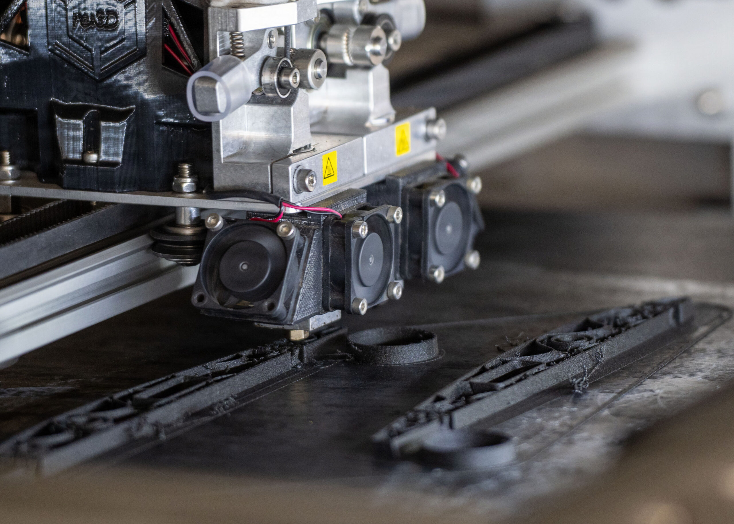 A 3D printer operates during NPS’ latest Joint Interagency Field Experimentation event at Camp Roberts, Calif., May 13, 2026.