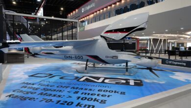 The DrN-600 medium-lift unmanned aerial system. Photo: ST Engineering/AIR Evtol