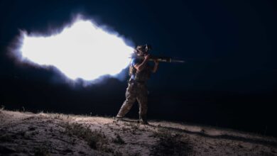 A U.S. Army Special Forces soldier fires an M72 light anti-tank weapon during a training event at an undisclosed location in Afghanistan in support of Resolute Support, March 6, 2020. ORS is a NATO-led train, advise, and assist mission seeking reconciliation and peace for Afghanistan. (U.S. Air Force photo by Staff Sgt. Joel Pfiester)(U.S. Air Force photo by Staff Sgt. Joel Pfiester)