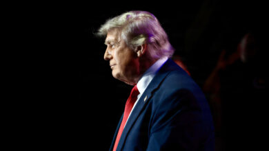 President Donald J. Trump enters the opening ceremony for the Great American State Fair on the National Mall in Washington, D.C., June 24, 2026. The event marked the official commencement of the fair, bringing together elected officials, community members and guests to celebrate the nation’s history, culture and achievements. (U.S. Army photo by Spc. Santiago Lepper)