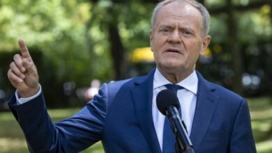 Poland's Prime Minister Donald Tusk. Photo: ANDRZEJ IWANCZUK/NurPhoto via AFP
