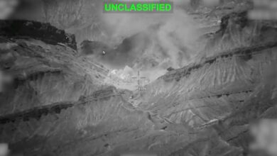Footage released by the US Central Command on July 18 shows US forces launching what the military says are precision strikes targeting Iranian military capabilities.