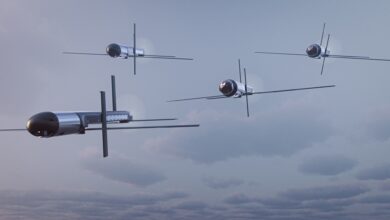 Mayhem 10 multirole unmanned aerial systems. Photo: AeroVironment