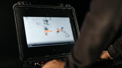 Dropla Tech develops Blue Eyes, a NATO-codified edge-AI explosive threat detection system with more than 5,000 confirmed detections in Ukraine.