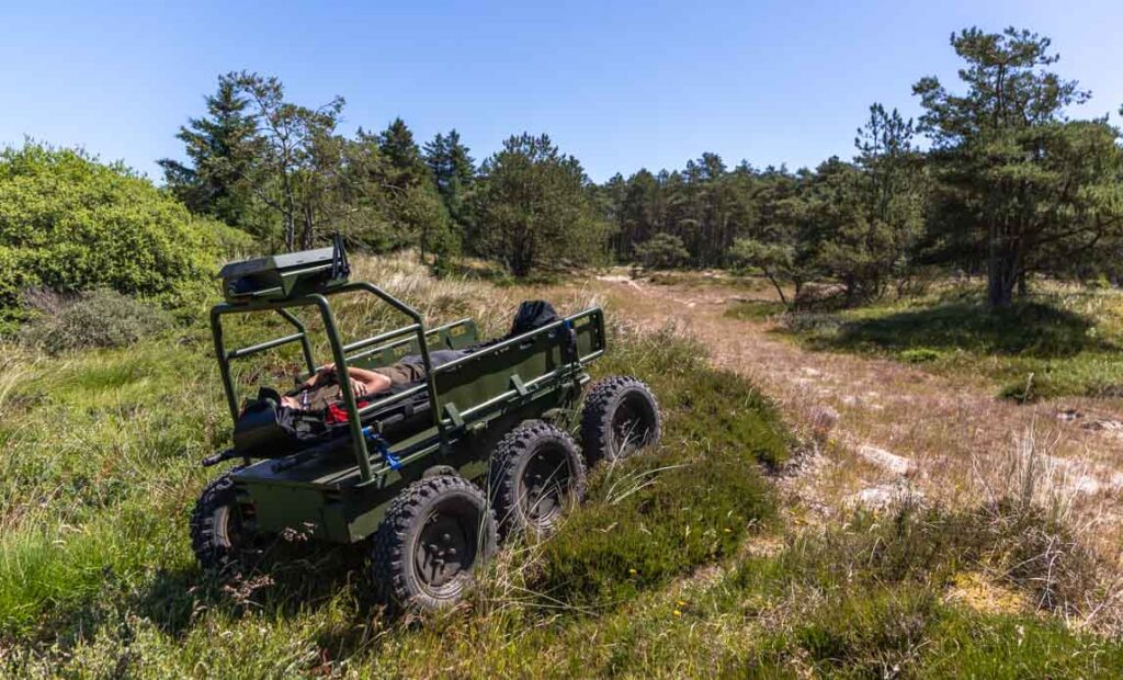 Unmanned ground vehicle.