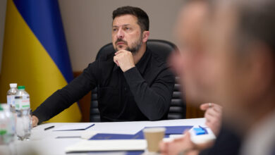 Ukrainian President Volodymyr Zelensky.