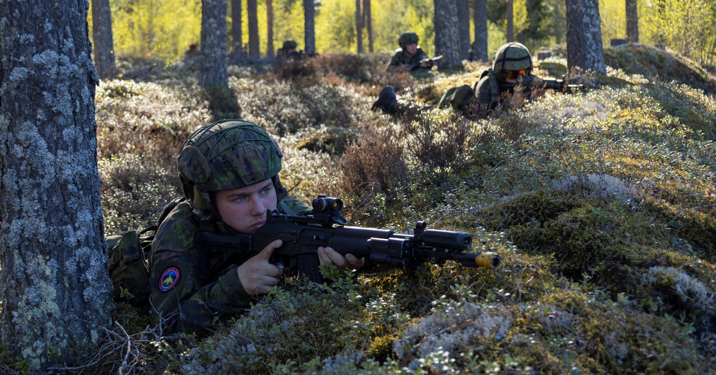 Finnish soldiers take part in a military exercise. Finland is among the first countries set to pilot NestAI’s sovereign AI models for battlefield autonomy and military command. Credit: Finnish Defence Forces/Maavoimat